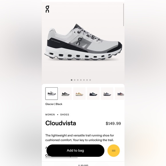 On Cloud Cloudvista Sz 9 - Picture 2 of 2